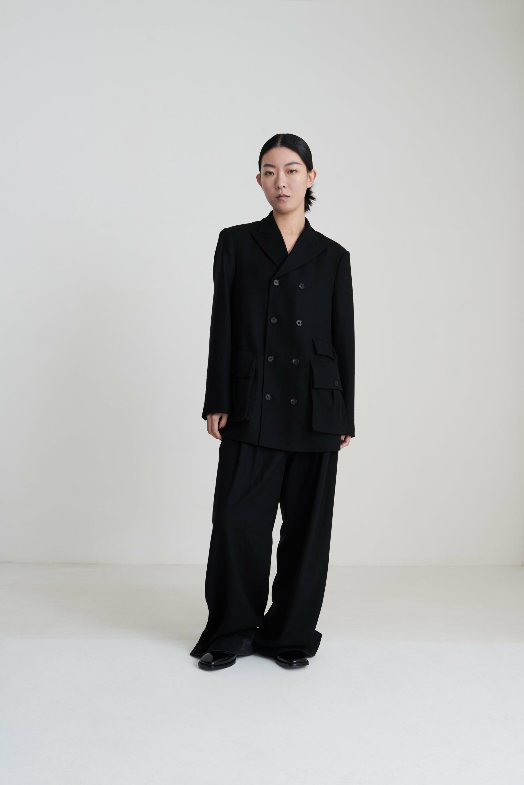 Peaked lapel china suit - Atelier Rouge Pékin